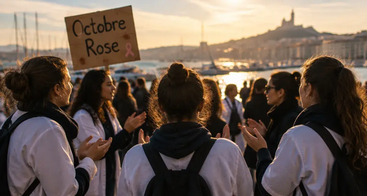 Octobre rose : 1 300 étudiants mobilisés sur le Vieux-Port