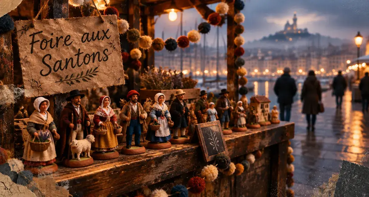 La foire aux santons revient sur le Vieux-Port dès le 14 novembre