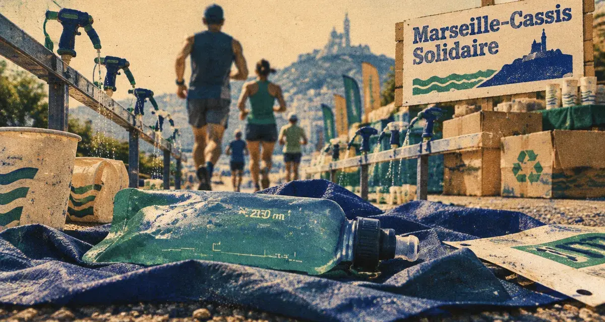 Marseille-Cassis 2026 : dossards solidaires et fin du plastique aux ravitaillements