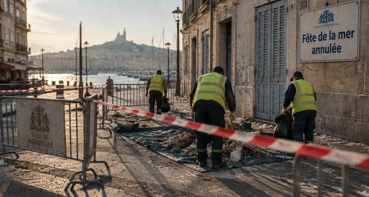 À Marseille, la Fête de la mer et plusieurs rendez-vous annulés dimanche