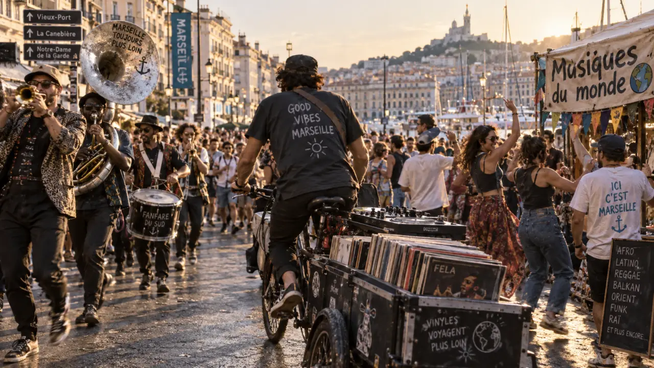 Marseille : musiques du monde de Belsunce au Vieux-Port ce dimanche