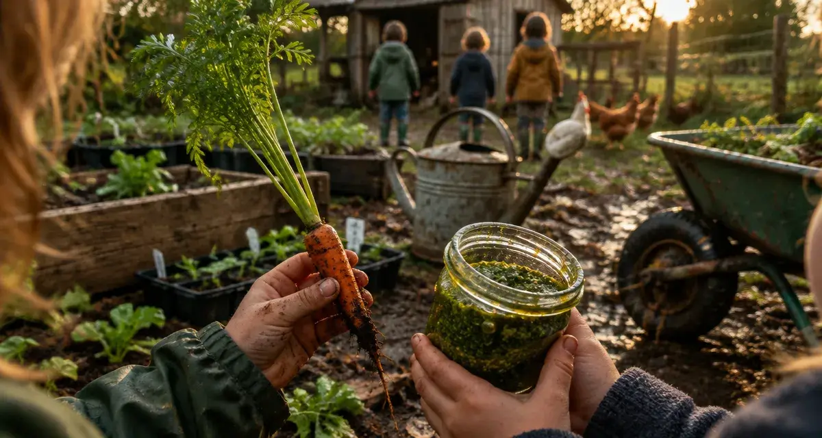 Semaine du goût : les enfants découvrent la ferme du Roy d’Espagne