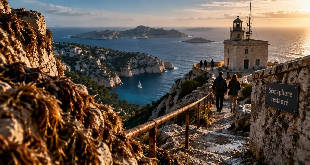 Le sémaphore restauré de Callelongue ouvre une nouvelle page dans les Calanques
